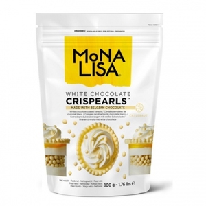 Хрустящие жемчужины белый шоколад Crispearls Mona Lisa Callebaut 800 гр