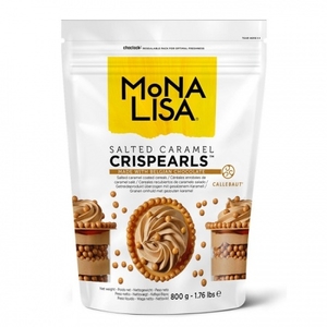 Хрустящие жемчужины соленая карамель Crispearls Mona Lisa Callebaut 800 гр