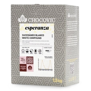 Глазурь белая Chocovic Esperanza 1,5 кг